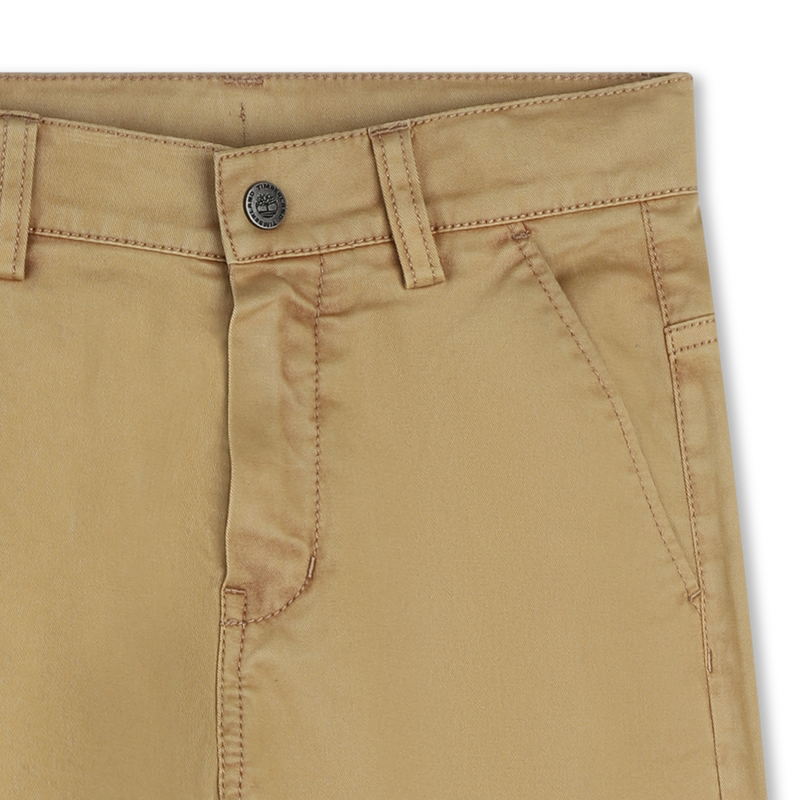 Broek met zakken van twill TIMBERLAND 
                        JONGEN
