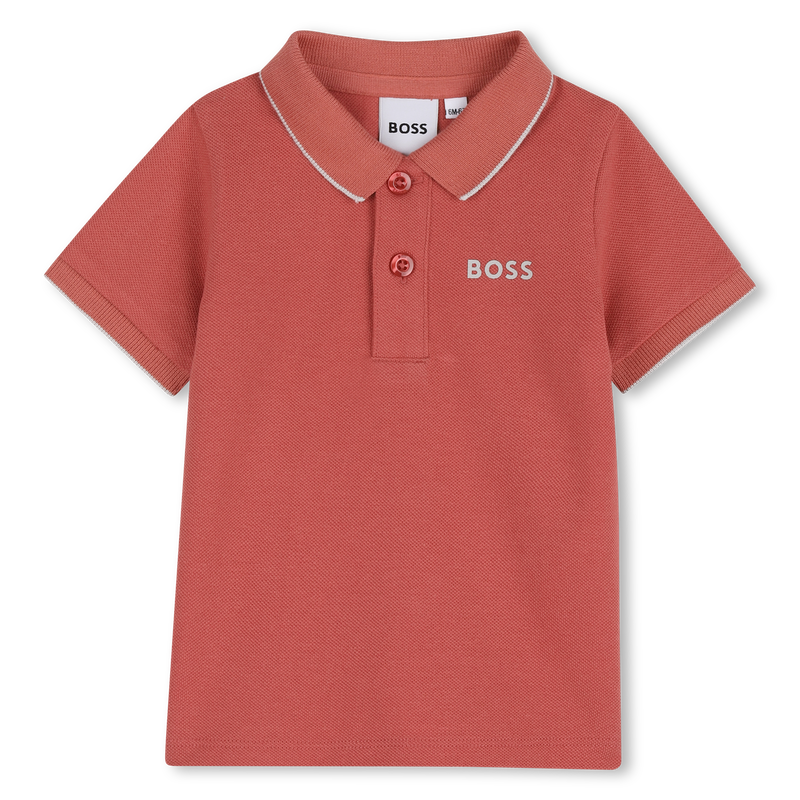 POLOSHIRT MET KORTE MOUWEN BOSS 
                        BOY