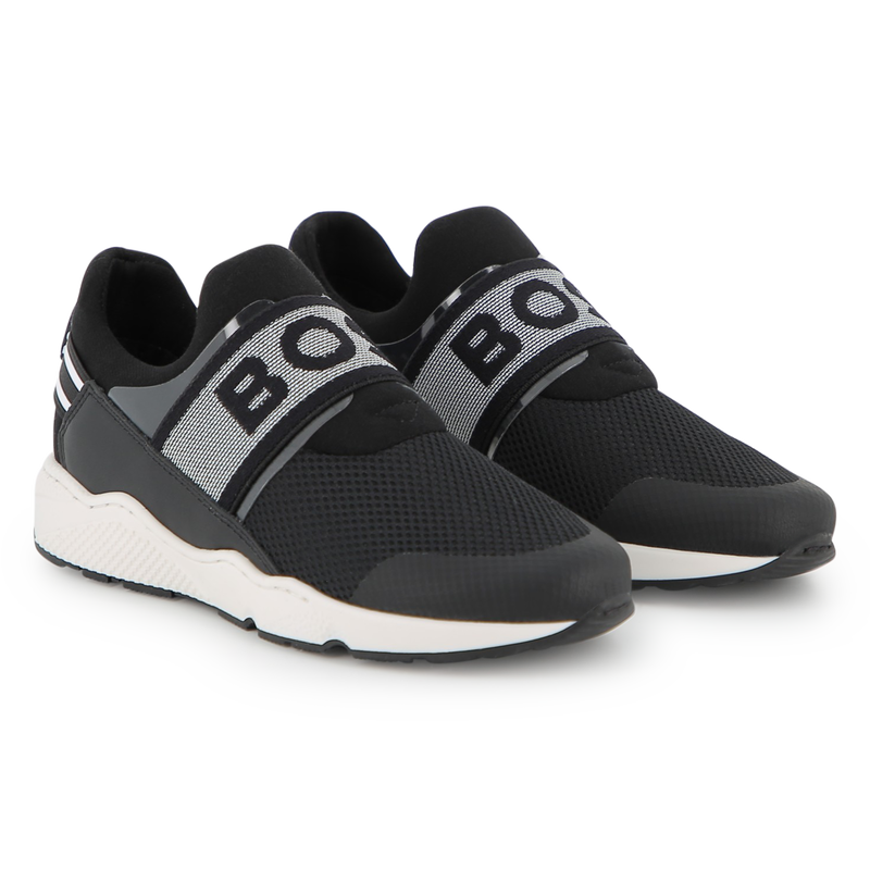 SNEAKERS VAN RUNDLEER BOSS 
                        BOY