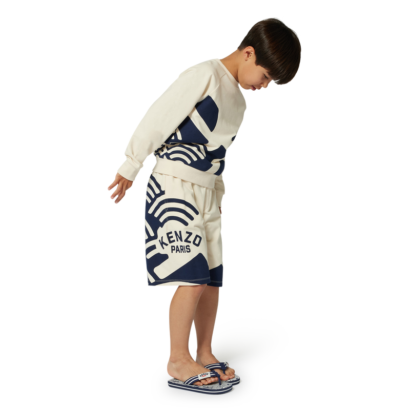 Fleece sweater van katoen KENZO KIDS 
                        BOY