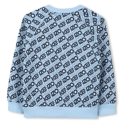 Katoenen sweater met print KENZO KIDS BOY