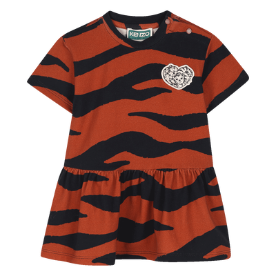 Korte mouwen jurk KENZO KIDS GIRL