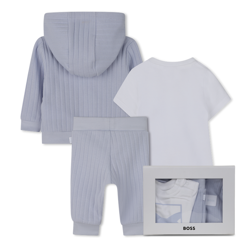 Vest + broek + t-shirt set BOSS 
                        BOY