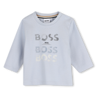 T-shirt met lange mouwen, LICHT BLAUW, hi-res