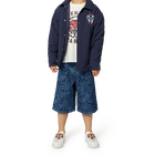 Bermuda van spijkerstof KENZO KIDS 
                    JONGEN