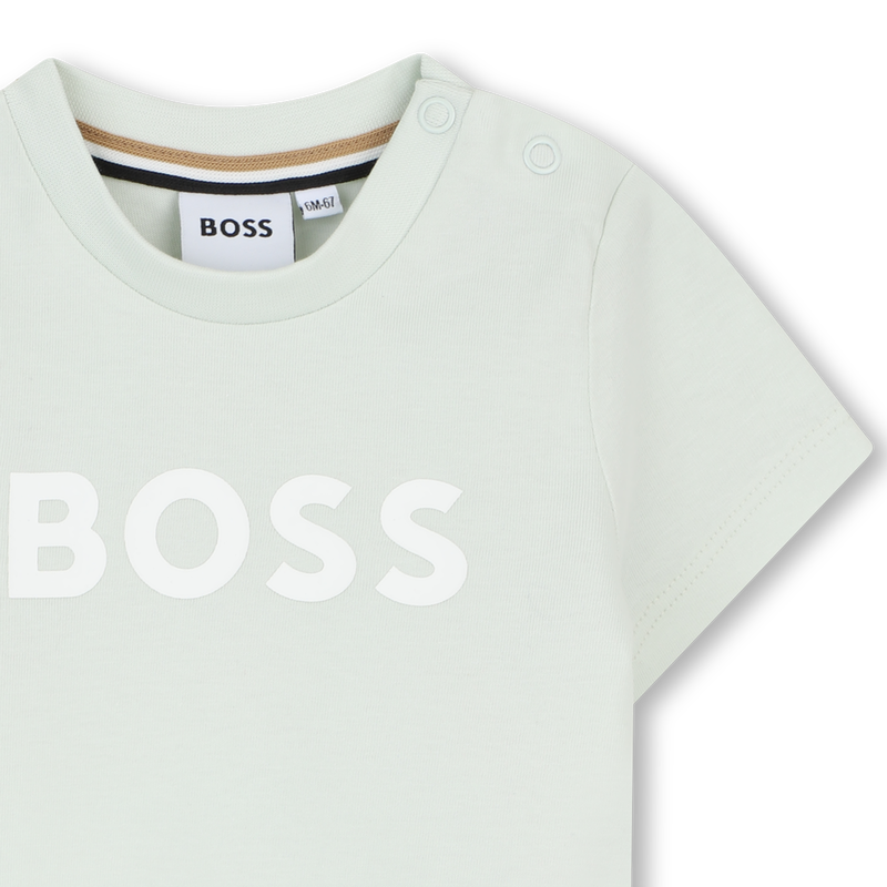 T-SHIRT MET KORTE MOUWEN BOSS 
                        BOY