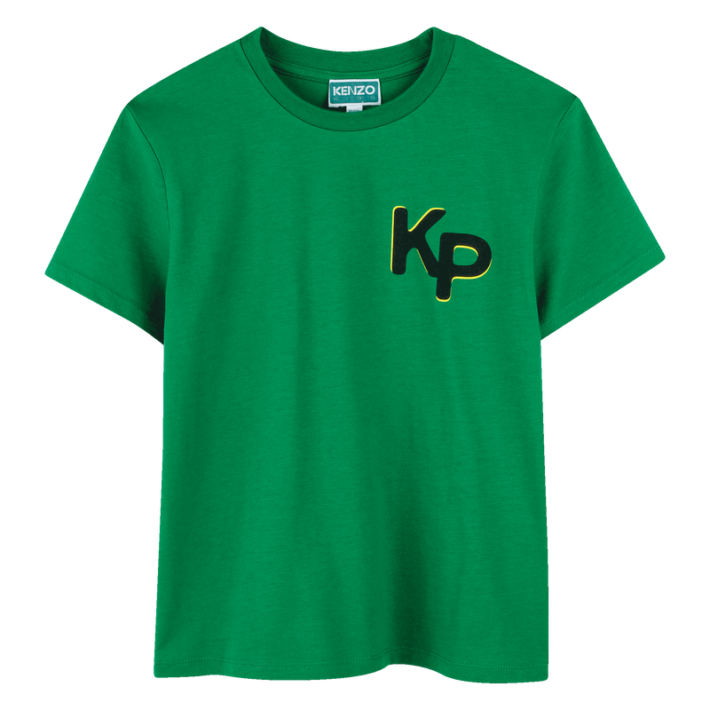 Katoenen T-shirt korte mouw KENZO KIDS 
                        BOY