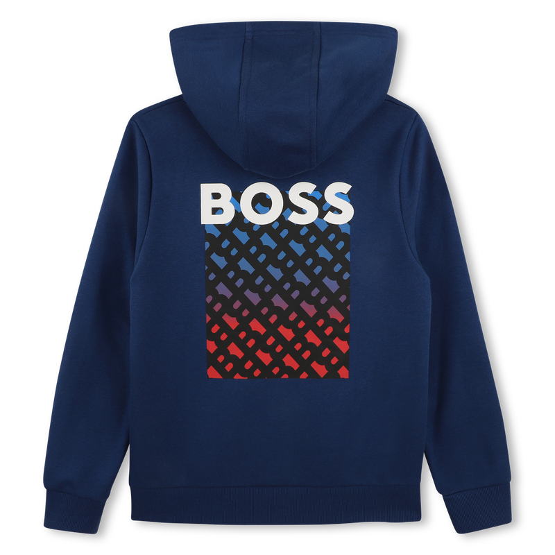 SWEATER MET KAP BOSS 
                        JONGEN