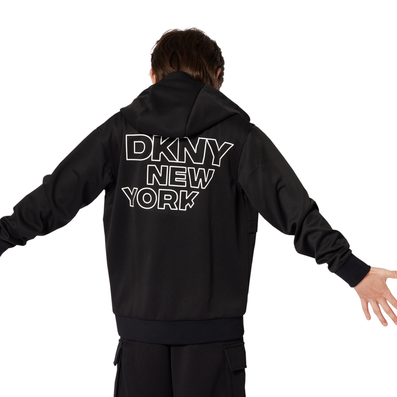 Sweatshirt met reli&euml;f-print DKNY 
                        UNISEX
