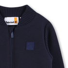 Vest met rits en contrasterende mouwen TIMBERLAND 
                    BOY