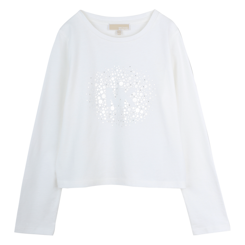 T-SHIRT MET LANGE MOUWEN MICHAEL KORS 
                        GIRL