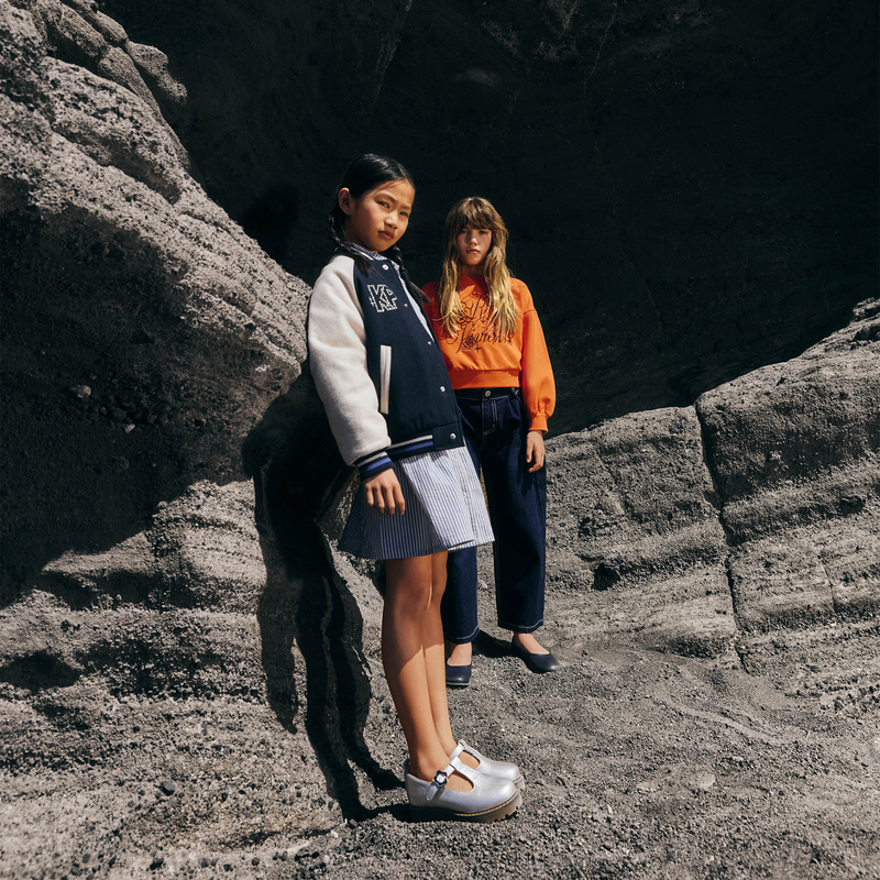 Bomberjack met drukknoopsluiting KENZO KIDS 
                        GIRL