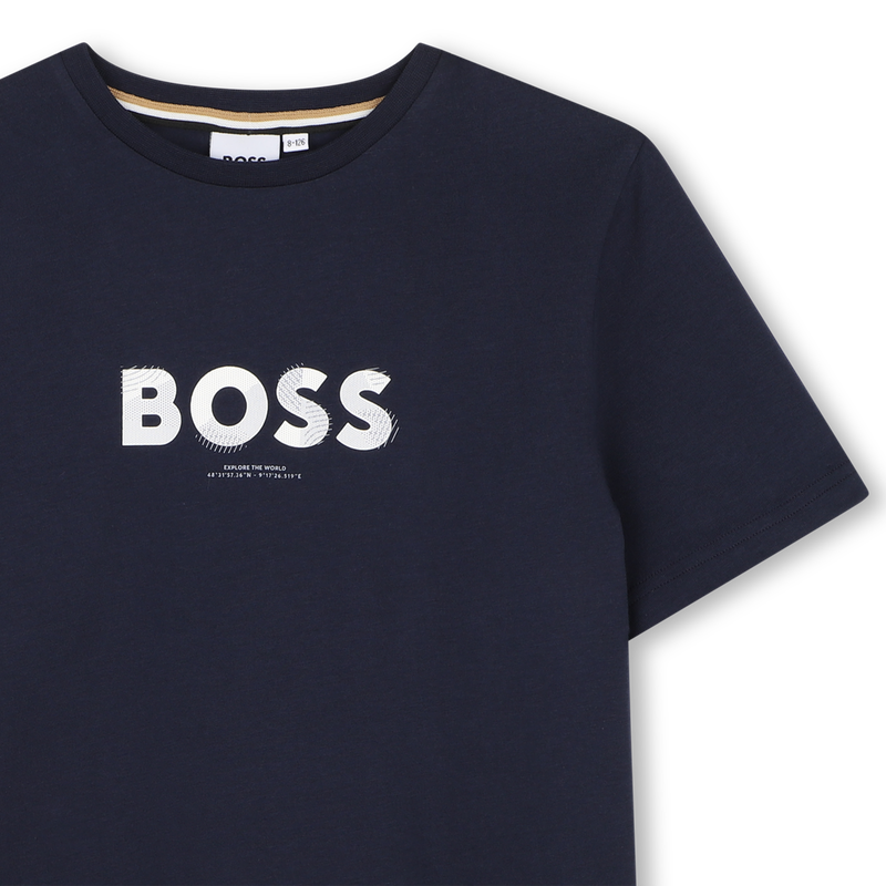 T-shirt met korte mouwen BOSS 
                        BOY