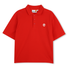 Korte mouwen polo, ROOD, hi-res