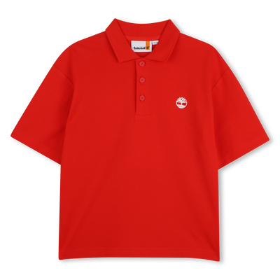 POLOSHIRT MET KORTE MOUWEN EN LOGO TIMBERLAND BOY