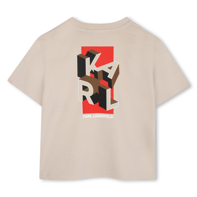 T-shirt met korte mouwen KARL LAGERFELD KIDS BOY