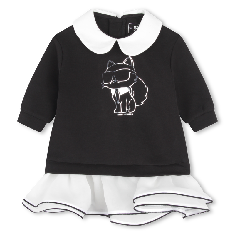 Jurk met tutu en lage taille KARL LAGERFELD KIDS 
                        GIRL