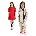 Jurk met ballonmouwen KENZO KIDS 
                    GIRL
