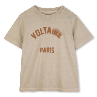 T-SHIRT MET KORTE MOUWEN ZADIG & VOLTAIRE BOY