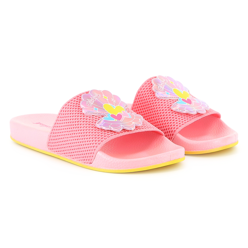 Slippers van twee materialen BILLIEBLUSH 
                        GIRL