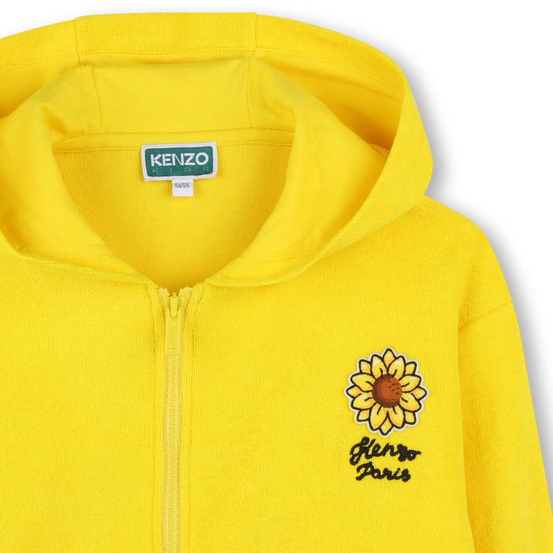 Badstoffen joggingvest KENZO KIDS 
                        MEISJE