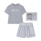 T-shirt + korte broek set BOSS 
                    BOY