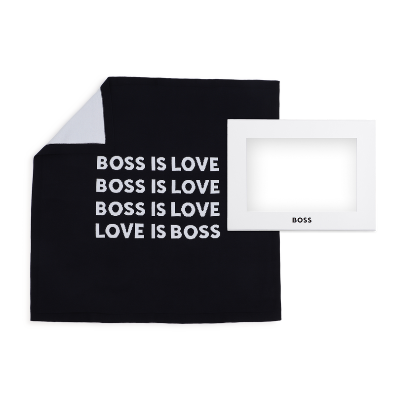 Gebreide deken BOSS 
                        BOY