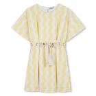 Katoenen maxi jurk KIDS AROUND 
                    GIRL