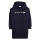 Fleece jurk met capuchon MICHAEL KORS 
                    GIRL