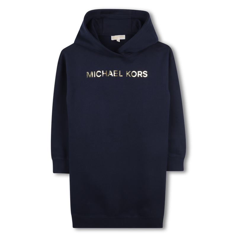 Fleece jurk met capuchon MICHAEL KORS 
                        GIRL
