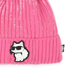 Gebreide muts met pompon KARL LAGERFELD KIDS 
                    GIRL