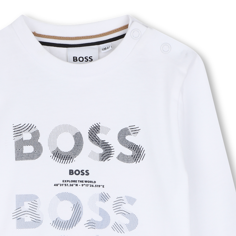 T-shirt met lange mouwen BOSS 
                        BOY