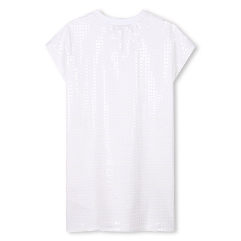 Katoenen jurk met lovertjes DKNY 
                        GIRL