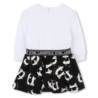 Jurk met lange mouwen KARL LAGERFELD KIDS 
                    GIRL