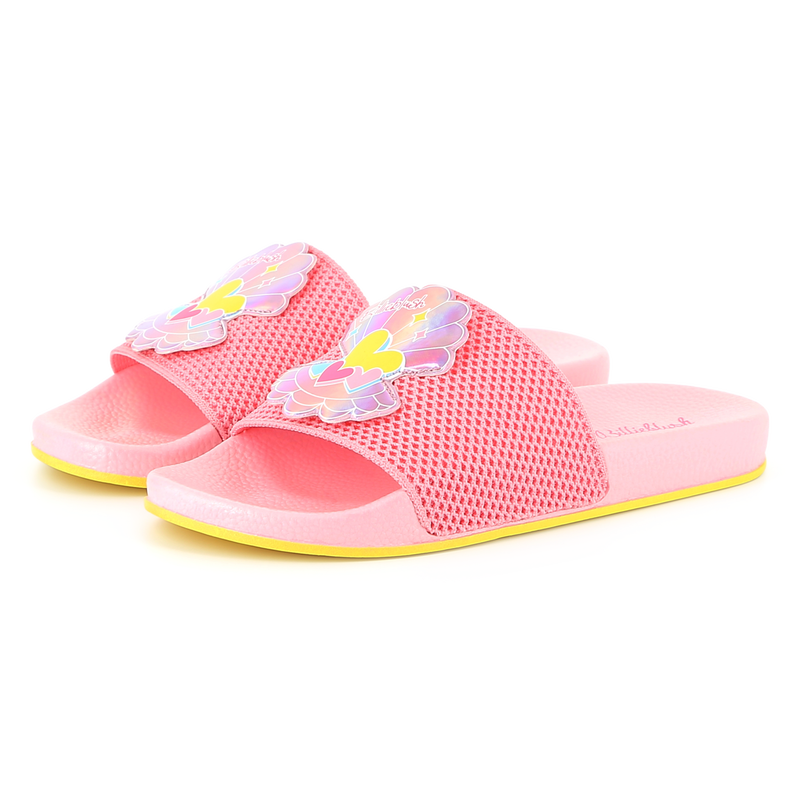 Slippers van twee materialen BILLIEBLUSH 
                        GIRL