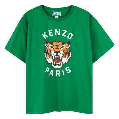 Katoenen T-shirt met print KENZO KIDS BOY
