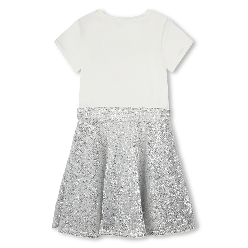 Jurk uit 2 materialen MICHAEL KORS 
                        GIRL