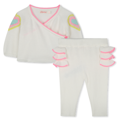 Gebreid katoenen setje BILLIEBLUSH GIRL