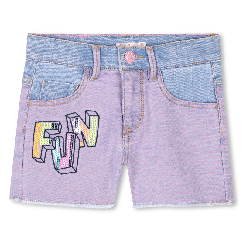 Denim short met lovertjes BILLIEBLUSH 
                        GIRL
