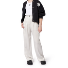 Wijde broek met streepjes DKNY 
                    GIRL