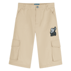 Bermuda met opgestikte zakken, BEIGE, hi-res