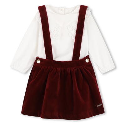 Set van jurk en t-shirt CHLOE MEISJE