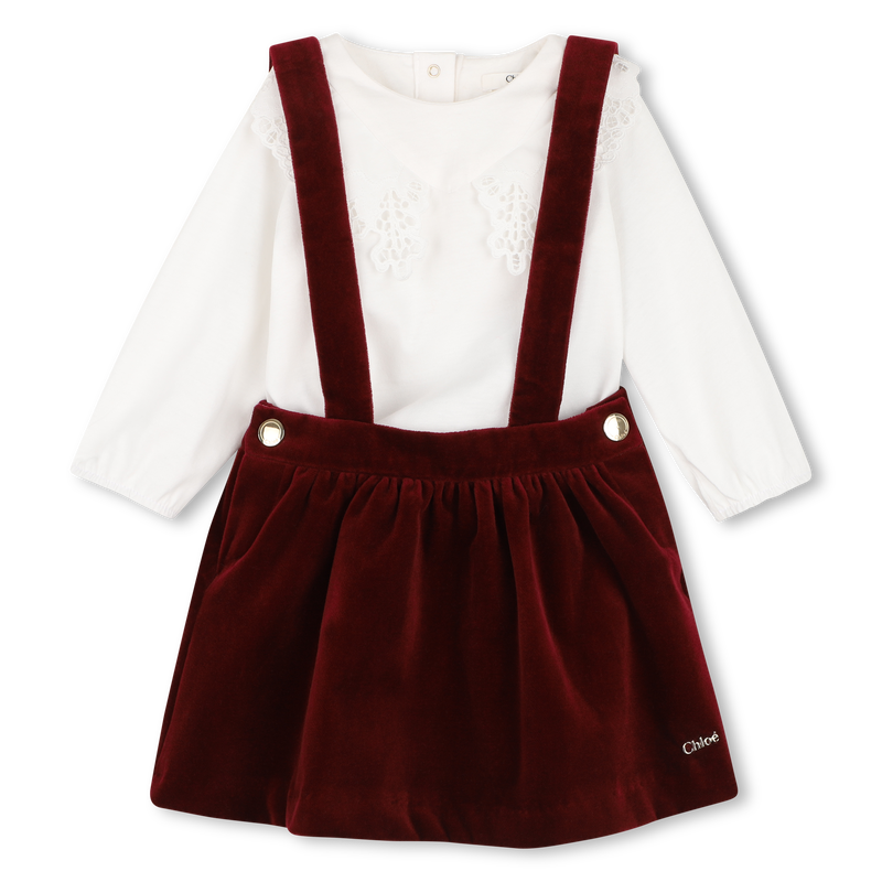 Set van jurk en t-shirt CHLOE 
                        MEISJE