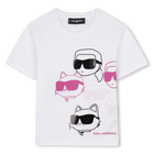 T-shirt met korte mouwen KARL LAGERFELD KIDS 
                    GIRL