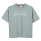 T-shirt met korte mouwen HUGO 
                    BOY