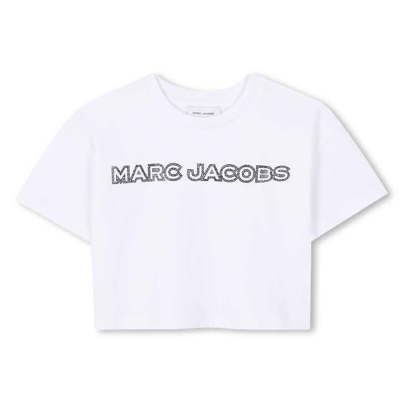 Kort T-shirt met strass MARC JACOBS 
                        GIRL