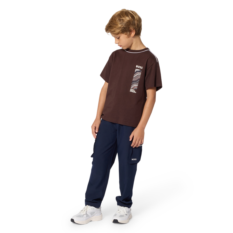 T-shirt met korte mouwen BOSS 
                        BOY