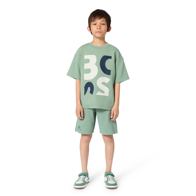 T-SHIRT MET KORTE MOUWEN BOSS 
                        BOY