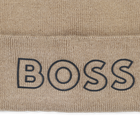 Gebreide muts met logo BOSS 
                    BOY