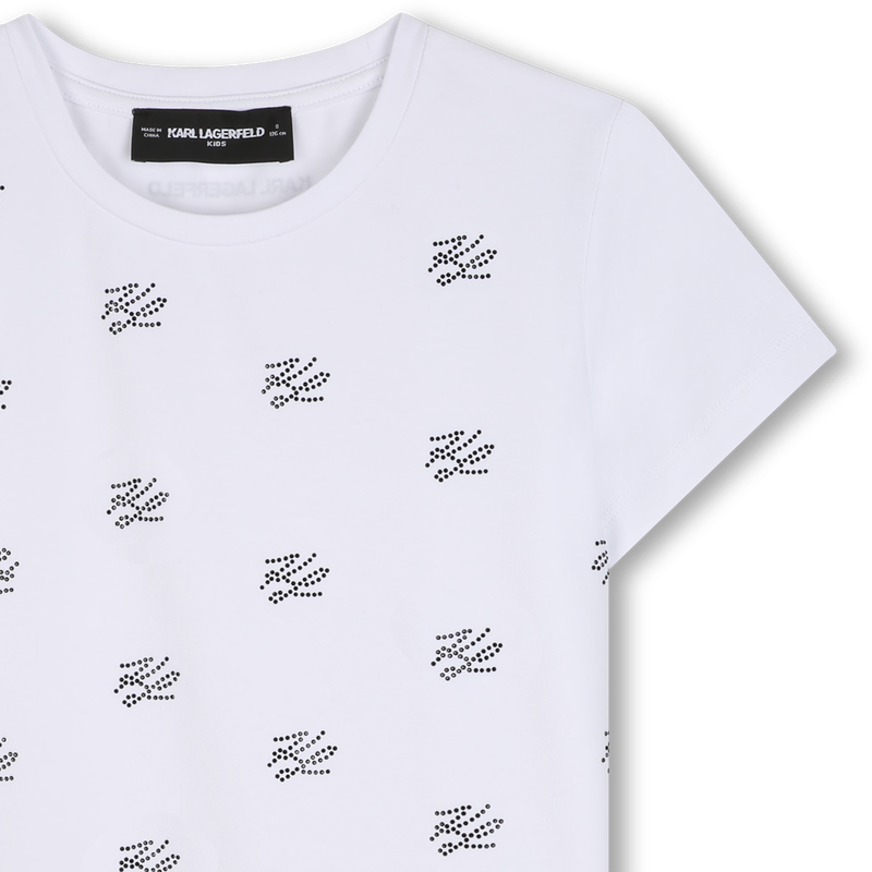 T-shirt met korte mouwen KARL LAGERFELD KIDS 
                        GIRL